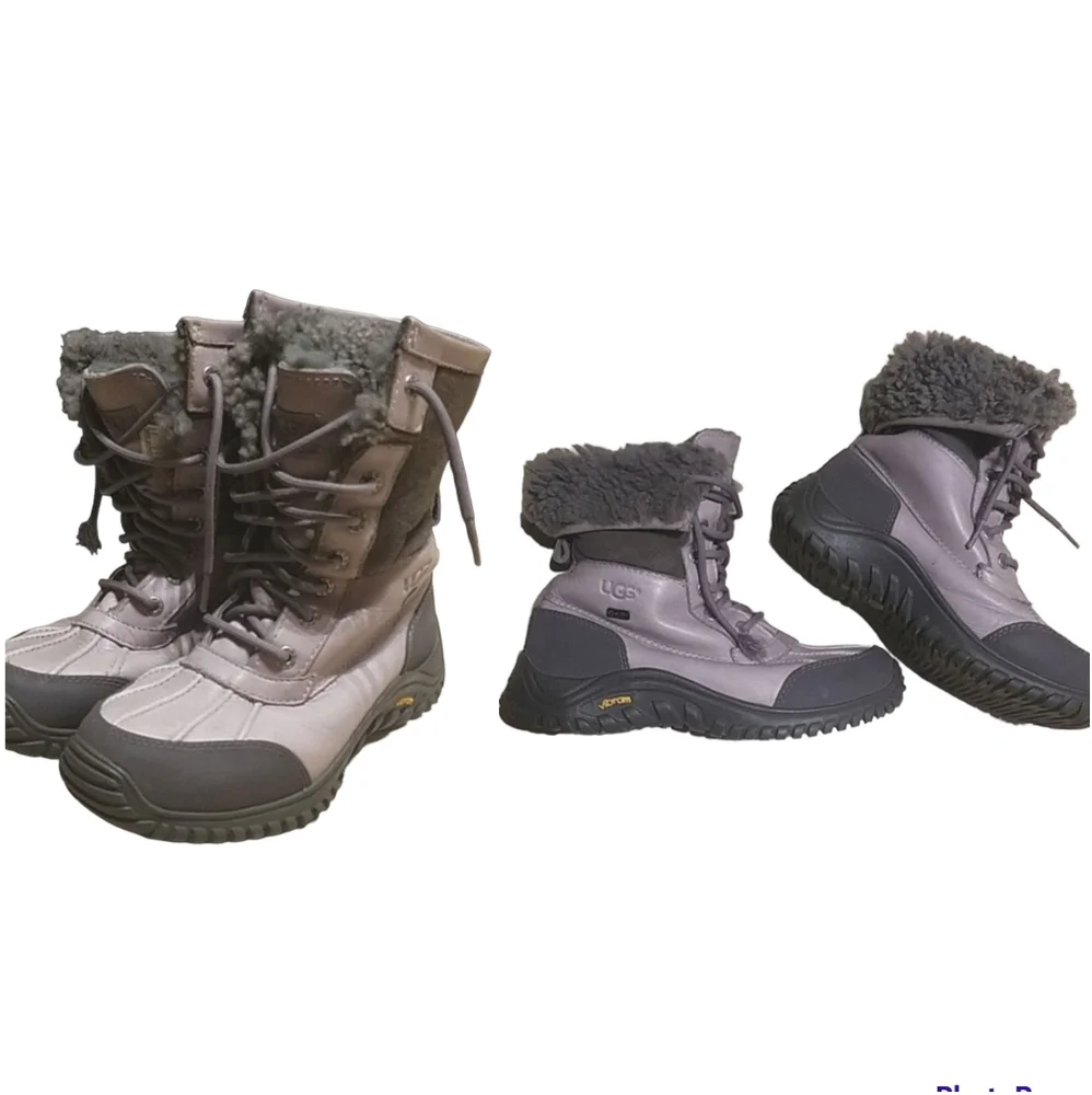 UGG Adirondack II waterproof leather sheepskin boots sz 6